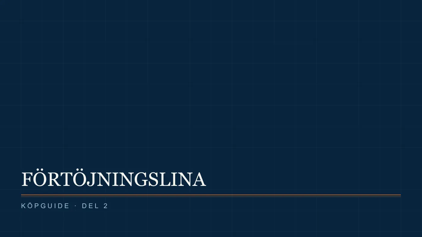 Grafisk illustration om linkonstruktion och material för förtöjning
